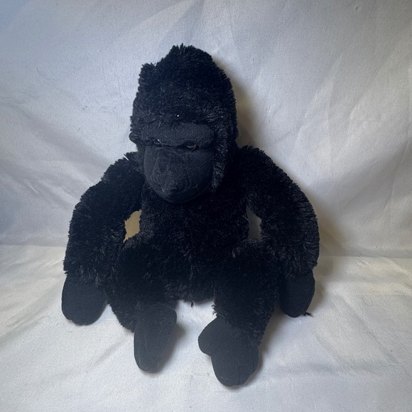 Aurora World Other - Aurora World Black Gorilla Plush Stuffed Animal Realistic Ape 12 Inch Toy